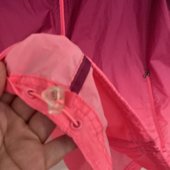 Everlast- Pink Ombre windbreaker jacket- with hood- Size XL - Picture 6 of 9